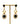 【USA輸入】ヴィンテージ エイボン ブラック エナメル ラインストーン ピアス/Vintage AVON Black Enamel Rhinestones Post Earrings