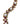 【USA輸入】ヴィンテージ  カボション バーガンディ ブレスレット/Vintage Cabochon Burgundy Bracelet