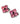 【フランス輸入】ヴィンテージ SPHINX ピンク ビジュー イヤリング/Vintage SPHINX Pink Bijou Clip On Earrings