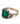 【USA輸入】ヴィンテージ 10KGF エメラルドグリーン リング/ Vintage 10KGF Emerald Stone Ring