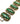 【USA輸入】ヴィンテージ SELRO コンフェッティ グリーン ルーサイト ブレスレット/Vintage SELRO Confetti Green Lucite Bracelet