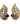 【USA輸入】 ヴィンテージ パープル オーロラ ラインストーン イヤリング/Vintage Purple Rhinestones Clip On Earrings