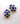 【フランス輸入】ヴィンテージ SPHINX ブルー カボション イヤリング/Vintage SPHINX Blue Cabochon Clip On Earrings