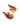 【フランス輸入】ヴィンテージ SPHINX for DL ブラック オレンジ エナメル イヤリング/Vintage SPHINX for "DL" Enamel Clip On Earrings