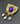【USA輸入】 ヴィンテージ パープル カボション パール ブローチ/Vintage Purple Cabochon Pearl Brooch
