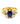 【USA輸入】ヴィンテージ P.D. サファイア ラインストーン リング/Vintage P.D. Sapphire Rhinestone Ring