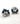 【USA輸入】ヴィンテージ MARVELLA サファイアブルー クリア ビジュー イヤリング/Vintage Crown MARVELLA Sapphire Bijou Clip On Earrings