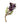 【USA輸入】ヴィンテージ パープル エナメル ローズ ブローチ/Vintage Purple Enamel Rose Brooch