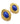 【カナダ輸入】ヴィンテージ MONET ブルー カボション ピアス/Vintage MONET Blue Cabochon Post Earrings
