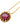【USA輸入】ヴィンテージ クレイマー ガーネットレッド  ネックレス/Vintage KRAMER Garnet Red Necklace