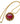 【USA輸入】ヴィンテージ クレイマー ガーネットレッド  ネックレス/Vintage KRAMER Garnet Red Necklace