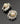 【USA輸入】ヴィンテージ POLCINI パール クリアストーン イヤリング/Vintage POLCINI Pearl Clear Rhinestones Clip On Earrings