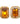 【カナダ輸入】ヴィンテージ サラ・コベントリー アンバー ガラスストーン イヤリング/Vintage SARAH COV. Amber Glass Stones Clip On Earrings