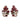 【USA輸入】ヴィンテージ オーストリア製 グレープ ビジュー イヤリング/Vintage AUSTRIA Grape Bijou Clip On Earrings