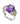 【USA輸入】ヴィンテージ パープル ジルコニア リング/Vintage Purple Zirconia Ring