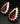 【USA輸入】ヴィンテージ ガーネットレッド ラインストーン ピアス/Vintage Garnet Red Rhinestones Post Earrings