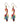 【LA買付】ヴィンテージ フラワーバード エナメル ピアス/Vintage Cloisonne Flower Bird Dangle Earrings
