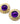 【USA輸入】ヴィンテージ  パープル カボション イヤリング/Vintage Purple Cabochon Clip On Earrings