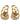 【USA輸入】ヴィンテージ エイボン ゴールド ピアス/Vintage AVON Gold Post Earrings