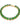 【USA輸入】ヴィンテージ スクエアカット グリーン ラインストーン ブレスレット/Vintage Green Rhinestones Bracelet