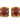 【USA輸入】ヴィンテージ フィリグリー ダークレッド イヤリング/Vintage Filigree Dark Red Clip On Earrings