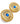 【カナダ輸入】ヴィンテージ ブルー ラインストーン サークル イヤリング/Vintage Blue Rhinestones Circle Clip On Earrings