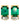 【USA輸入】ヴィンテージ スワロフスキー社 エメラルドグリーン イヤリング/Vintage Swarovski Emerald Clip On Earrings
