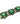 【USA輸入】ヴィンテージ コンフェッティ グリーン ルーサイト ブレスレット/Vintage Confetti Green Lucite Bracelet