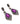 【USA輸入】ヴィンテージ AVON パープル ビジュー ピアス/Vintage AVON Purple Bijou Post Earrings