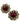 【USA輸入】ヴィンテージ レッドフラワー ラインストーン イヤリング/Vintage Red Flower Rhinestones Clip On Earrings