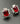 【フランス輸入】ヴィンテージ レッド クリア ビジュー ピアス/Vintage Red Clear Bijou Post Earrings