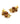 【フランス輸入】ヴィンテージ SPHINX マロン カボション リーフ イヤリング/Vintage SPHINX Marron Leaf Clip On Earrings