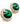 【USA輸入】ヴィンテージ エメラルドグリーン チャネルセット イヤリング/Vintage Emerald Channel Set Clip On Earrings