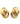 【USA輸入】ヴィンテージ ネイピア ゴールド イヤリング/Vintage NAPIER Gold Clip On Earrings