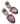 【USA輸入】ヴィンテージ パープルラインストーン ピアス/Vintage Purple Rhinestones Post Earrings