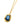 【フランス輸入】ヴィンテージ SPHINX ブルー マーブル ネックレス/Vintage SPHINX Blue Marble Necklace