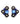 【USA輸入】ヴィンテージ SELRO ブルー カボション フラワー イヤリング/Vintage SELRO Blue Cabochon Fower Clip On Earrings
