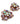 【USA輸入】ヴィンテージ JULIANA ラベンダー オーロラ ビジュー イヤリング/Vintage JULIANA Lavender Aurora Clip On Earrings
