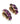 【USA輸入】ヴィンテージ アメジストパープル ビジュー イヤリング/Vintage Amethyst Purple Bijou Clip On Earrings
