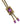 【USA輸入】ヴィンテージ SELRO パープルマーブル ネックレス/Vintage SELRO Purple Marble Necklace