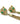 【USA輸入】ヴィンテージ エメラルド パンサー ロングタッセル ピアス/Vintage Emerald Panther Long Tassel Post Earrings
